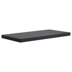 Kiamami Valentina Étagère En Bois Couleur Anthracite Pour Lavabo À Poser 120 Cm - Valentina