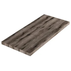 Kiamami Valentina Étagère En Bois Pour Lavabo À Poser De 100 Cm, Finition Chêne Fossile* Plan De Travail Salle De Bains