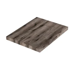 Kiamami Valentina Étagère En Chêne Fossile Pour Meuble De Salle De Bains 60 Cm* Plan De Travail Salle De Bains