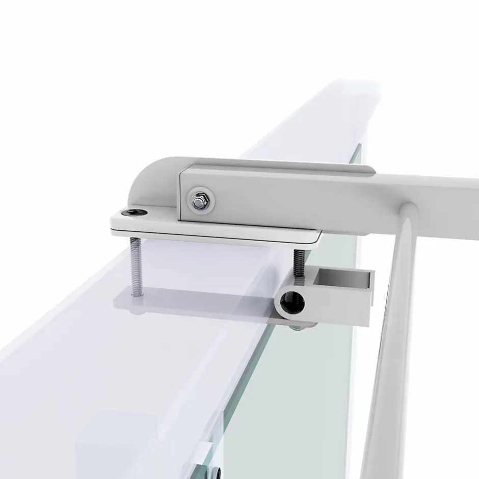 Foxydry Étagère linge blanc pliable extérieur 162x63x8 cm Duo