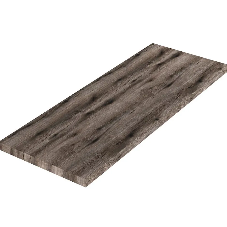 Kiamami Valentina Étagère Sous Évier 120Cm Effet Bois Chêne Fossile