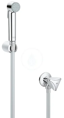 Grohe Tempesta-F Trigger Spray 30 Ensemble avec robinet d'arrêt 1 jet, chromé (27514001)* Bidet