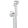 Grohe Tempesta-F Trigger Spray 30 Ensemble avec robinet d'arrêt 1 jet, chromé (26358000)* Bidet