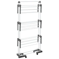 5Five Étendoir à linge 24 m d'étendage, inox, Nubie Plus