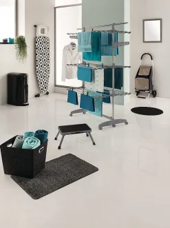 5Five Étendoir à linge 24 m d'étendage, inox, Nubie Plus