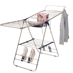 Facility'S Étendoir à linge pliable avec porte cintres* Etendoir À Linge