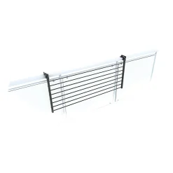 Foxydry Étendoir rabattable pour rambarde alu 82x63x8 cm Duo* Etendoir À Linge