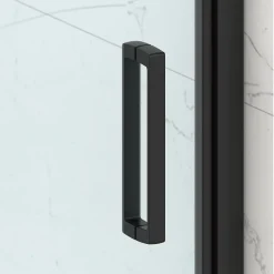 Swiss Aqua Technologies TEX-C ensemble porte compact/paroi 100x90cm anticalcaire avec profilés noir mat (SATTEXC100S90C)* Porte De Douche