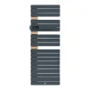 Thermor - Sèche-serviettes Allure 3 mat à gauche 750W gris ardoise/chêne - 483230* Sèche-Serviettes Électrique