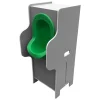 Ti'Pi - Urinoir sans eau mobile avec 2 réservoirs de stockage 20L - Vert