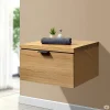 Byca Tiroir suspendu 48 cm en chêne - Massif naturel - Meuble de salle de bain design et fonctionnel