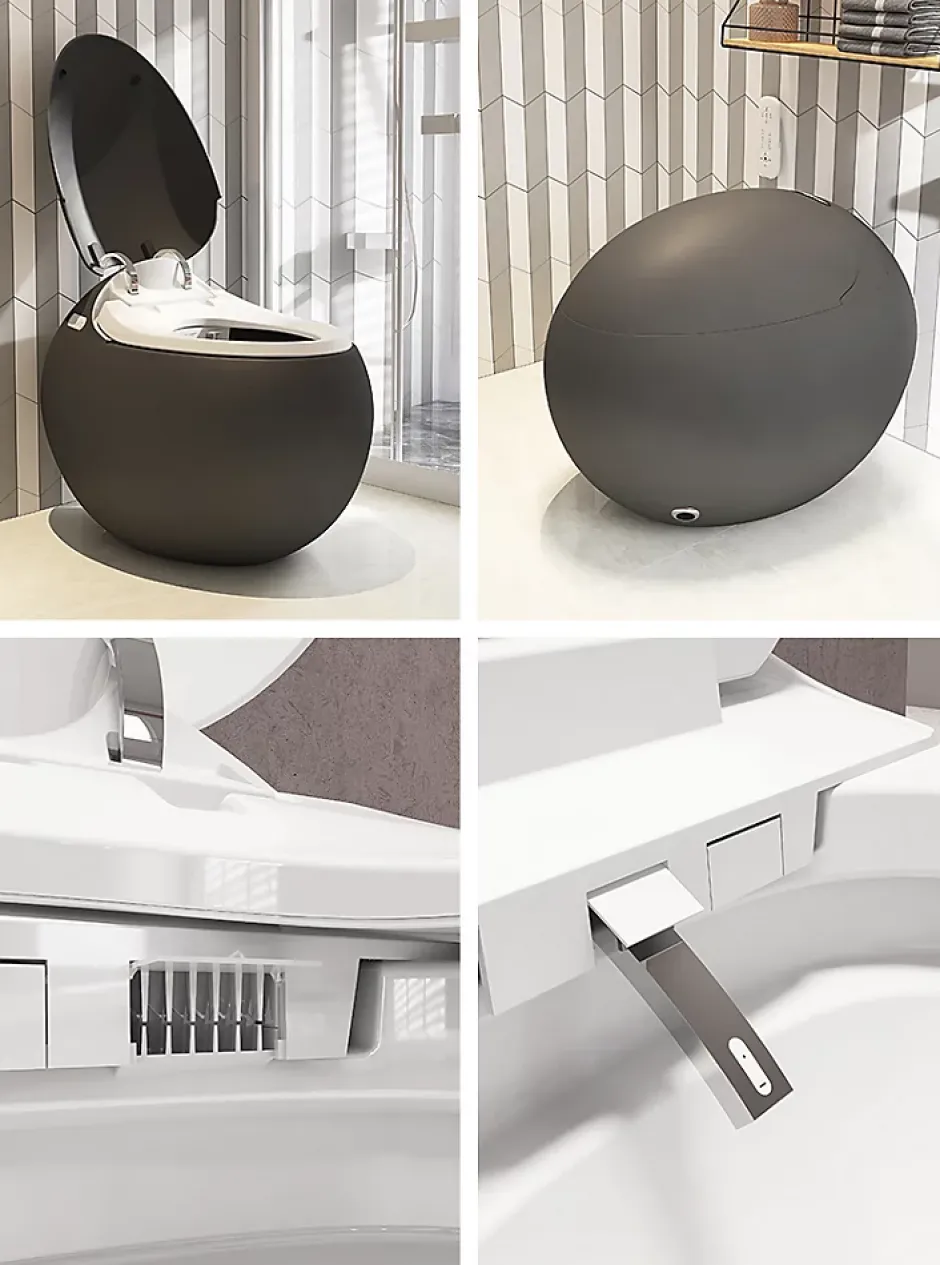Japan Wc Toilette japonaise moderne Kirei noir
