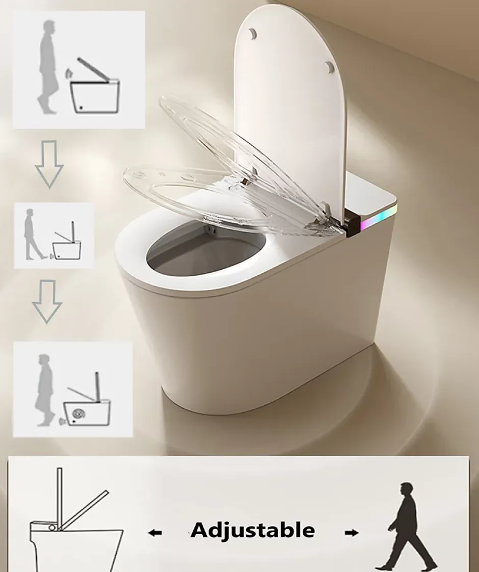 Nashi Toilette japonaise IANNA SORTIE HORIZONTALE, WC lavant automatique, haut de gamme