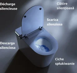 Nashi Toilette japonaise IANNA SORTIE HORIZONTALE, WC lavant automatique, haut de gamme