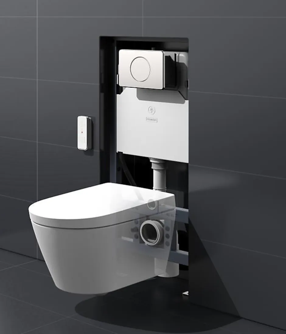 Nashi Toilette japonaise EOS suspendue avec bâti-support, WC lavant automatique, gamme supérieure* Wc Japonais
