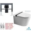 Nashi Toilette japonaise IANNA suspendue, WC lavant automatique, mural haut de gamme* Wc Japonais