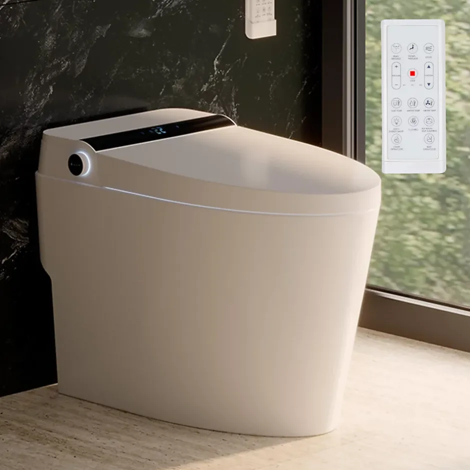 Nashi Toilette japonaise YAIZA PLUS SORTIE VERTICALE, WC lavant automatique, ouverture et fermeture automatiques couvercle siège* Wc Japonais
