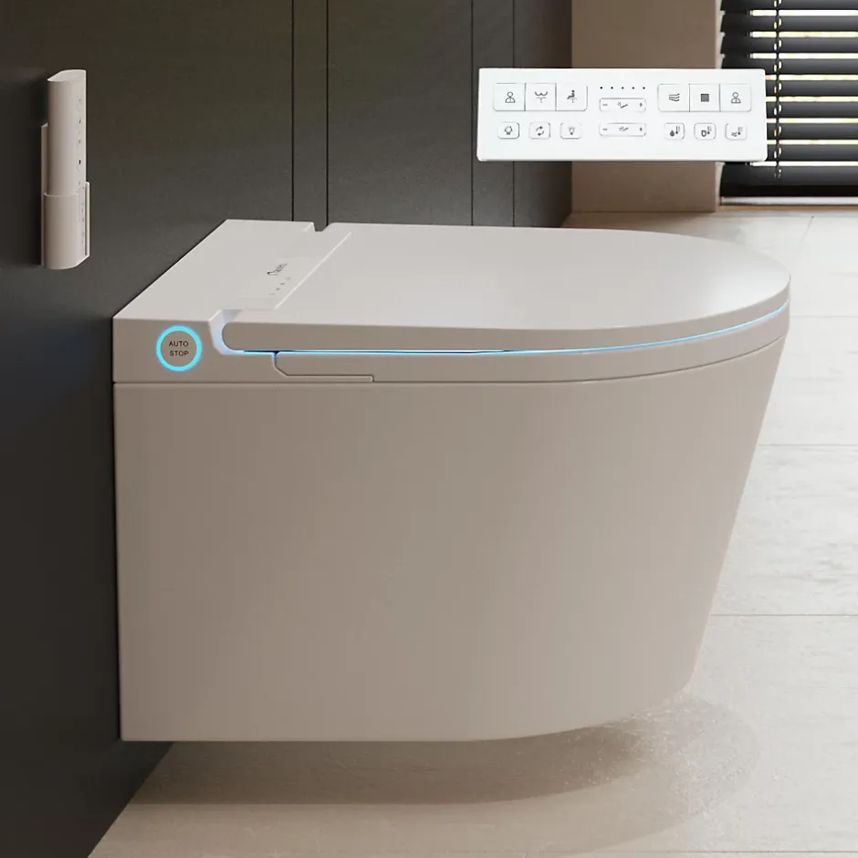 Nashi Toilette japonaise EOS suspendue avec bâti-support, WC lavant automatique, gamme supérieure* Wc Japonais