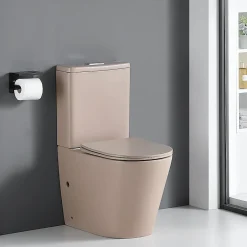 Stano Toilette WC à poser CIPOLI en ceramique beige mat
