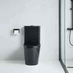 Stano Toilette WC à poser CIPOLI en ceramique noir mat* Wc À Poser