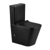 Aquore Toilette WC à poser PISA en ceramique noir mat* Wc À Poser