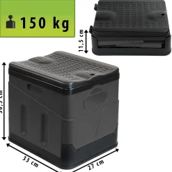 Nature Pro Toilettes de Camping Pliables Max 150kg + 12 Cacs de Toilette Inclus - Toilettes WC