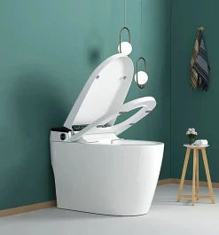 Kleenmac Toilettes intelligentes (sans réservoir) Olivia KEB2018TRW (toilettes japonaises) sortie horizontale 180 mm Noir* Wc Japonais