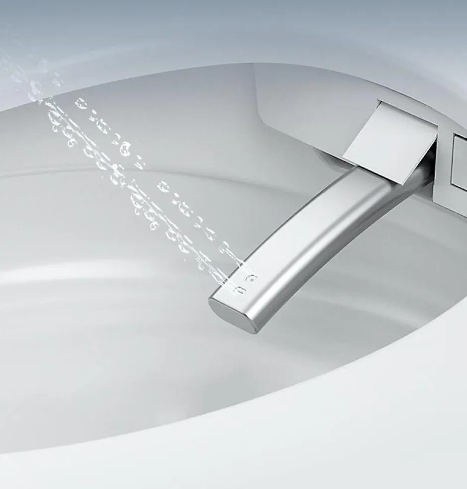 Kleenmac Toilettes intelligentes (sans réservoir) Olivia KEB2018TRW (toilettes japonaises) sortie horizontale 180 mm Gris