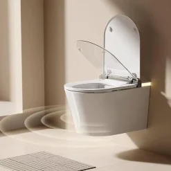 Kleenmac Toilettes suspendues intelligentes japonaises VERONA Blanc modèle KEB3018WTR-C