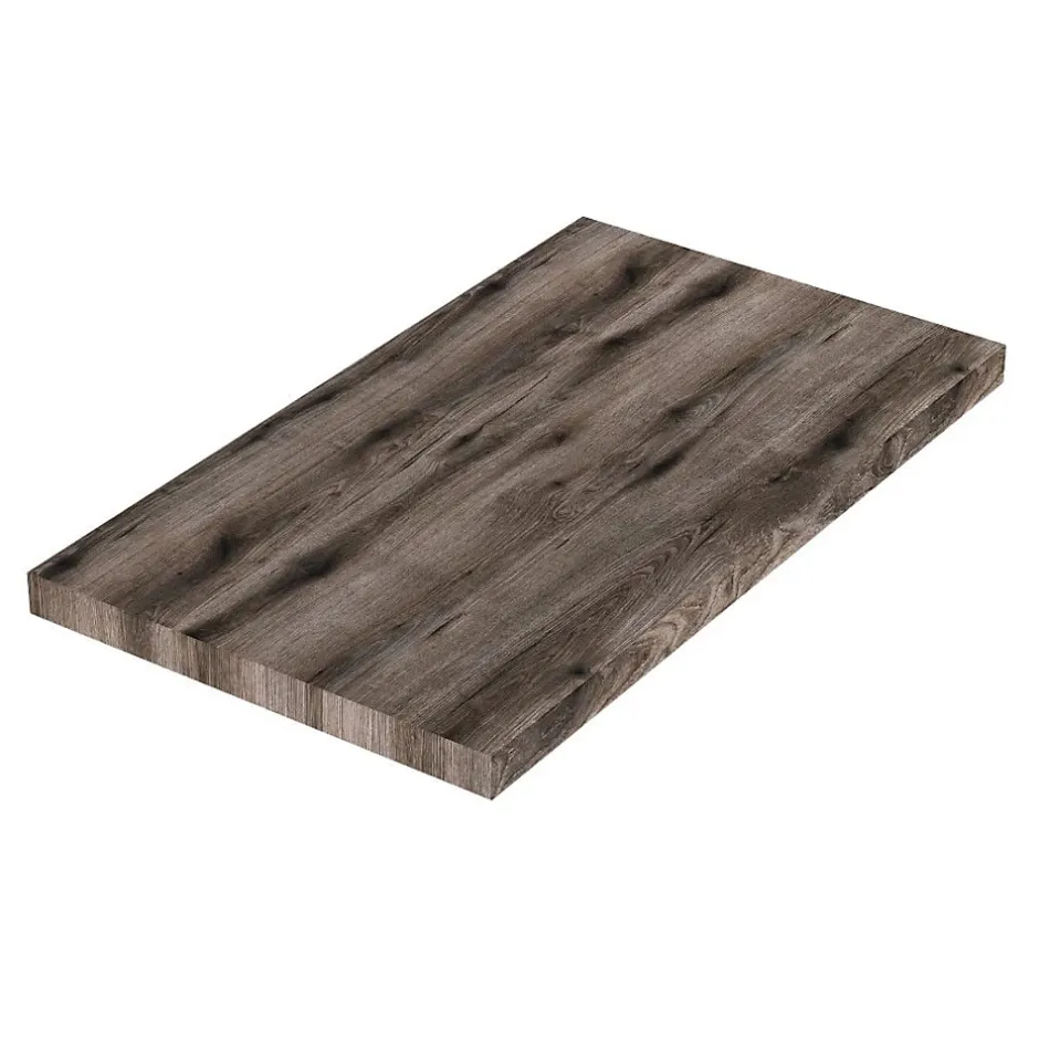 Kiamami Valentina Top Pour Lavabo De Salle De Bain Chêne Fossile 80Cm* Plan De Travail Salle De Bains