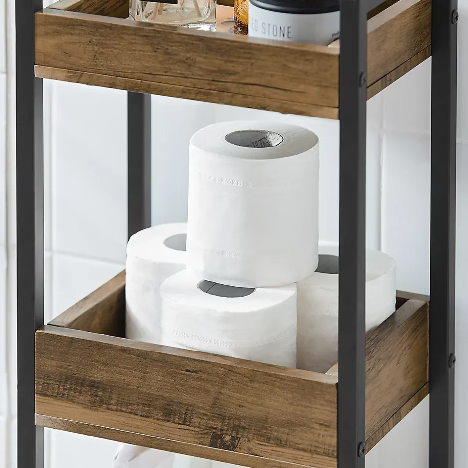 Sobuy Tour de Rangement Etagère de Stockage, 3 étages, FRG226-F,
