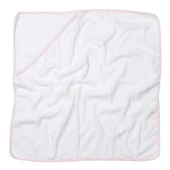 Towel City - Poncho de bain BABIES - Bébé White/Pink (Taille unique)