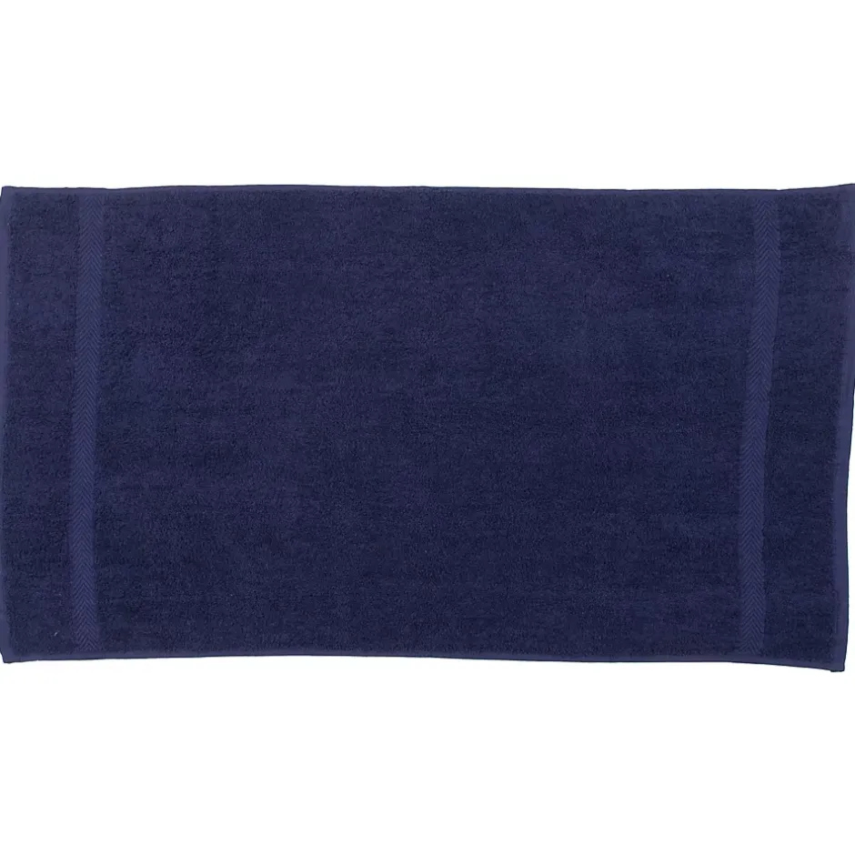 Towel City - Serviette à main LUXURY Bleu marine (90 cm x 50 cm)* Gant De Toilette