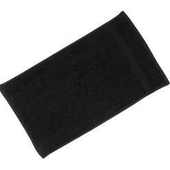 Towel City - Serviette de bain pour invités LUXURY Noir (50 cm x 30 cm)