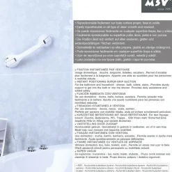 MSV Tringle de douche - - MS096 - PVC - blanc - 40 x 9,5 x 10 cm* Barre D'Appui