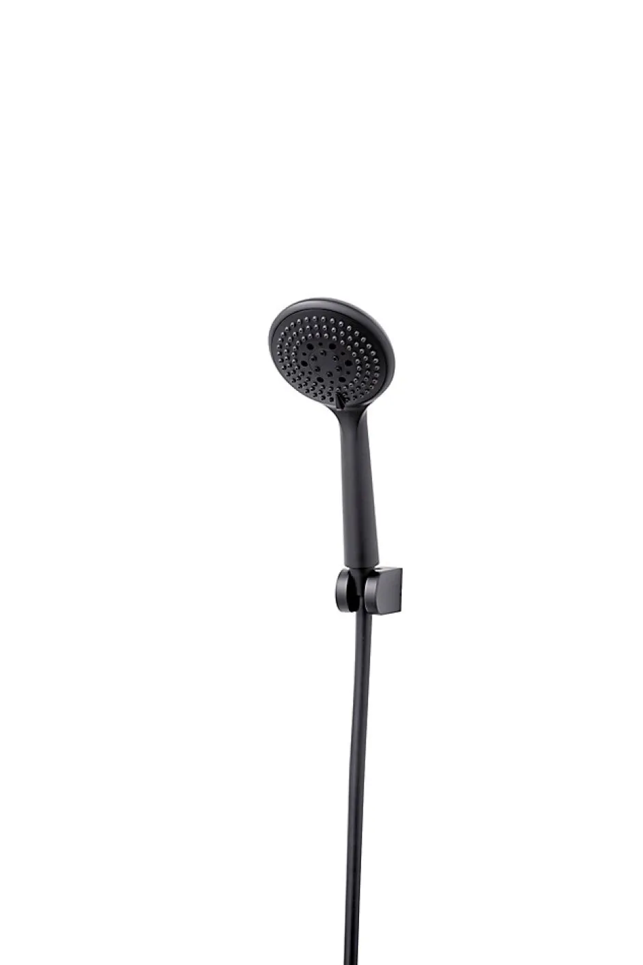 GoodHome Trio douchette + flexible + support Cavally noir* Pommeau De Douche, Flexible Et Barre De Douche