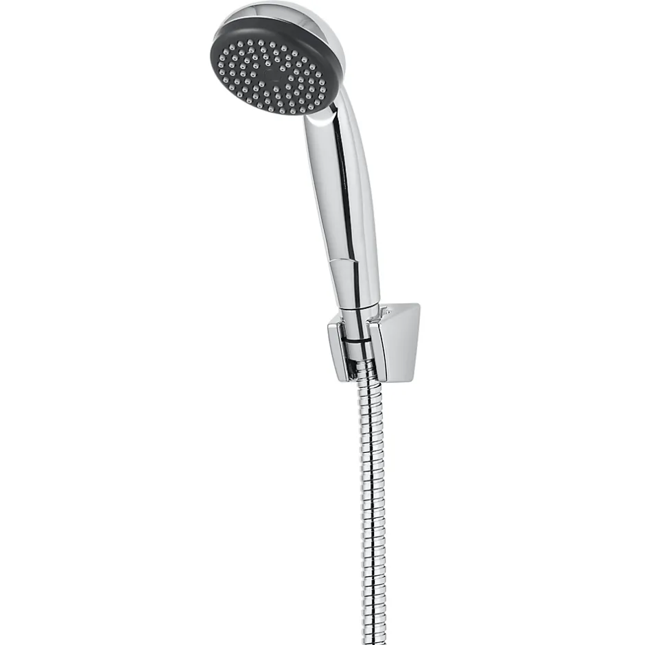 GoodHome Trio douchette + flexible + support chrome Blyth* Pommeau De Douche, Flexible Et Barre De Douche