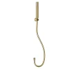 GoodHome Trio douchette + flexible + support, doré brossé, Owens