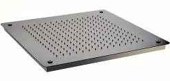 Bernstein Tête de douche carrée, extra-plate en acier inoxydable DPG5005 - 50x50cm - noir
