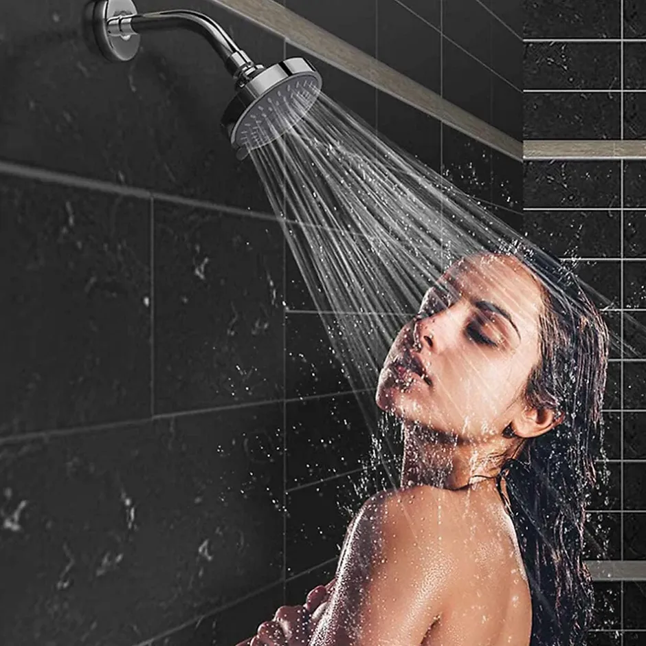 Deko Tête de Douche, Pommeau de Douche Fixe, Pomme de Douche Anti Calcaire, Tete de Douche Haute Pression* Pommeau De Douche, Flexible Et Barre De Douche