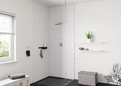 Hansgrohe Tête de douche rectangulaire 23 cm, Vernis Shape 230 Eco C