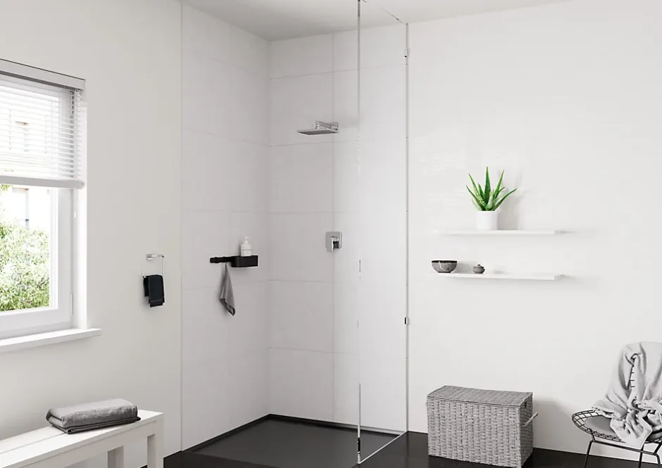 Hansgrohe Tête de douche rectangulaire 23 cm, Vernis Shape 230 Eco C