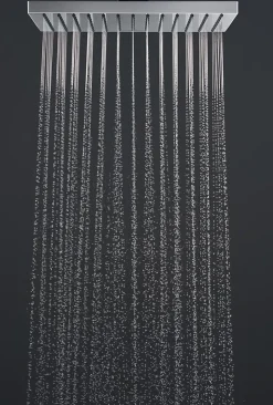 Hansgrohe Tête de douche rectangulaire 20,5 cm, chrome, Vernis Blend 200 Eco C