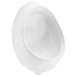 ECD Germany Urinoir avec Entrée d'Eau par l'Arrière, Drainage à l'Arrière, 35x42x30 cm, Céramique Blanc, Moderne, Rond* Urinoir