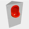 Ti'Pi Urinoir d'angle Uricoin - Version plate - Rouge* Urinoir