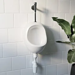 GoodHome Urinoir en porcelaine, blanc, Habera