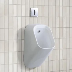 Jacob Delafon Urinoir Struktura alimentation et sortie encastrée blanc + Effet d'eau