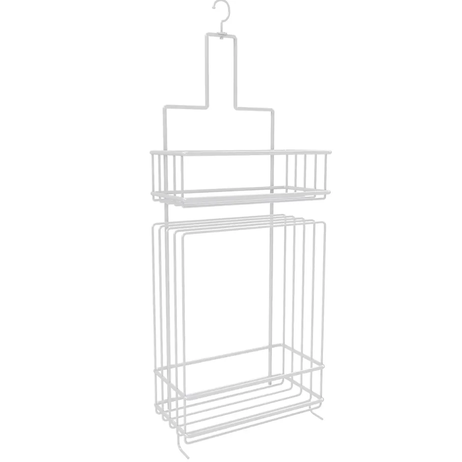 Galedo Valet Blanc suspendu 50x20x10 - LOU* Etagère Salle De Bains