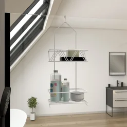 Galedo Valet Blanc suspendu 50x20x10 - ELI