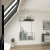 Aurlane Valet Etagères de douche Blanc 2 Paniers - 20x10x50 cm - MAE